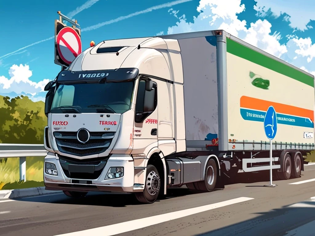 Allievo con istruttore vicino a un camion, corso patente C in Italia