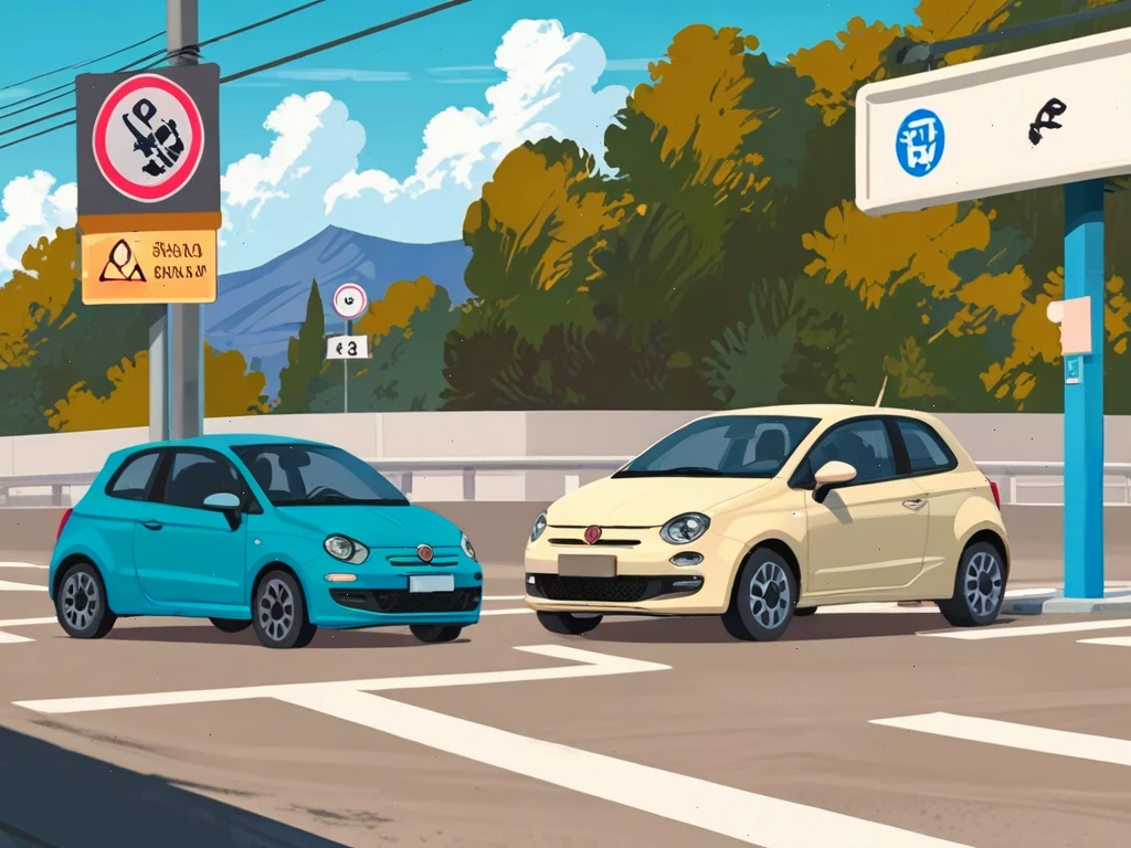 Allievo alla guida di un'auto con istruttore, corso patente B in Italia