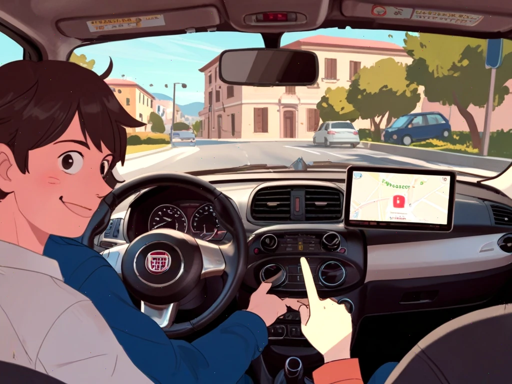 Lezione di guida privata: allievo e istruttore all'interno dell'auto